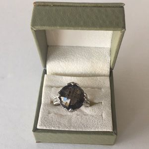 Judith Ripka Smoky Quartz Ring
